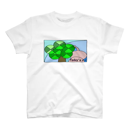 幾何学うーぃ Regular Fit T-Shirt