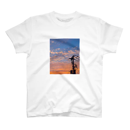 清水の夕暮れ Regular Fit T-Shirt