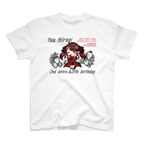 柊ゆう生誕Tシャツ Regular Fit T-Shirt