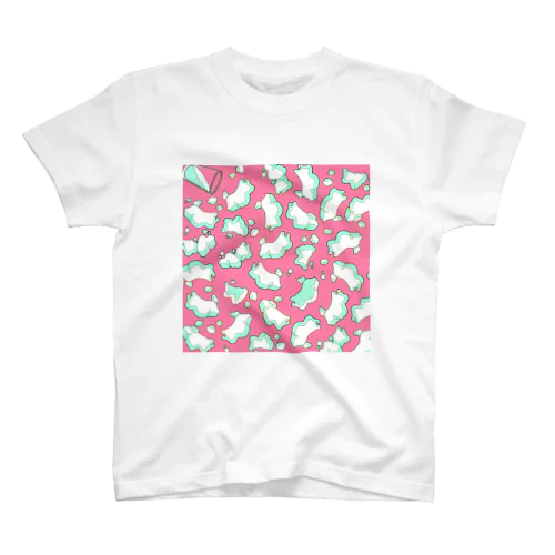 犬型クッキーpink スタンダードTシャツ