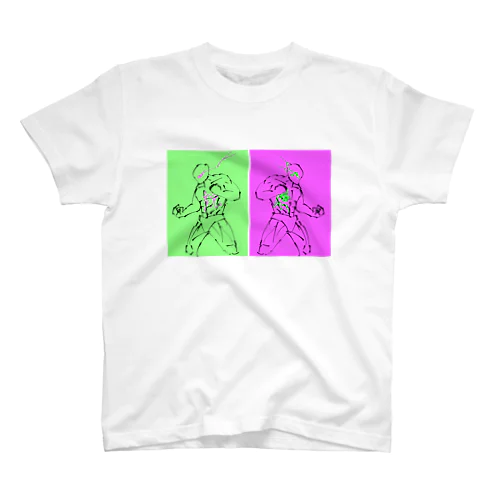 運搬怪人　鋭&應 スタンダードTシャツ