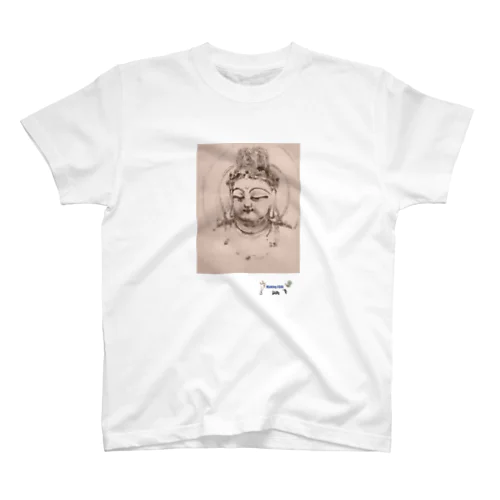 五百幼童経の世界 仏画：Buddha A3-1 001 MF スタンダードTシャツ