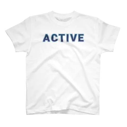 ACTIVE アクティブ ロゴ Tシャツ Regular Fit T-Shirt