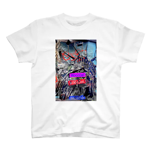 shibuya wall art wooodali Regular Fit T-Shirt