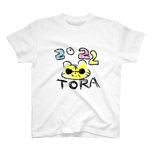 2022とらちゃん(ホワイト) Regular Fit T-Shirt