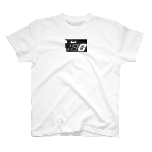 One Eighty Zero White black スタンダードTシャツ