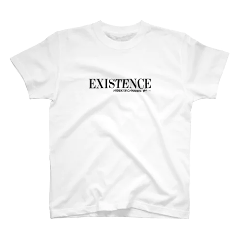 EXISTENCE BLACK スタンダードTシャツ