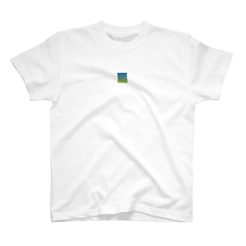 BLUE×GREEN GRADATION Regular Fit T-Shirt