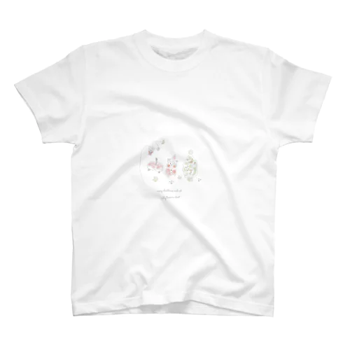 ねこさんとクリスマス Regular Fit T-Shirt