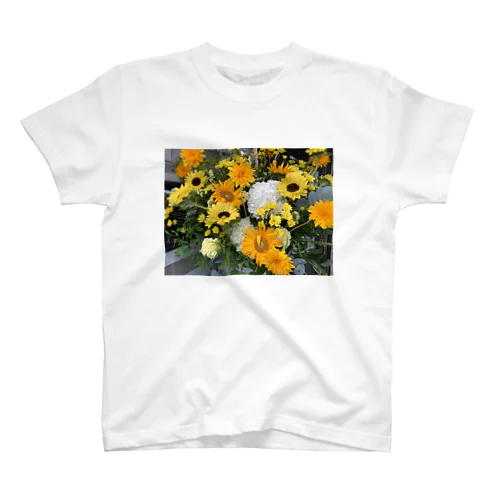 ヒマワリ🌻スタンドフラワー スタンダードTシャツ