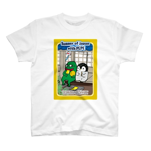RarePepe【summer of japan with PEPE】 Regular Fit T-Shirt
