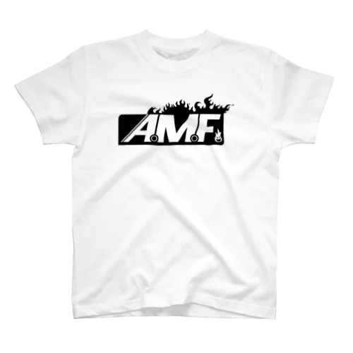  AMF T 白黒炎 スタンダードTシャツ