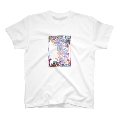 九尾の狐虹の大樹 Regular Fit T-Shirt