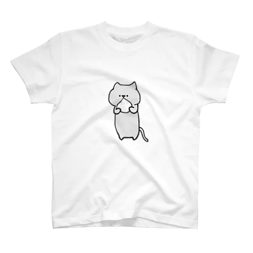 ふゆのねこさん【肉まん】 Regular Fit T-Shirt