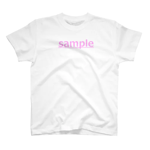sampleデザイン(ピンク) スタンダードTシャツ