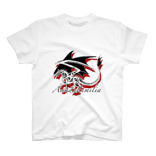 AmadaFamiliaトライバルドラゴンver1 スタンダードTシャツ