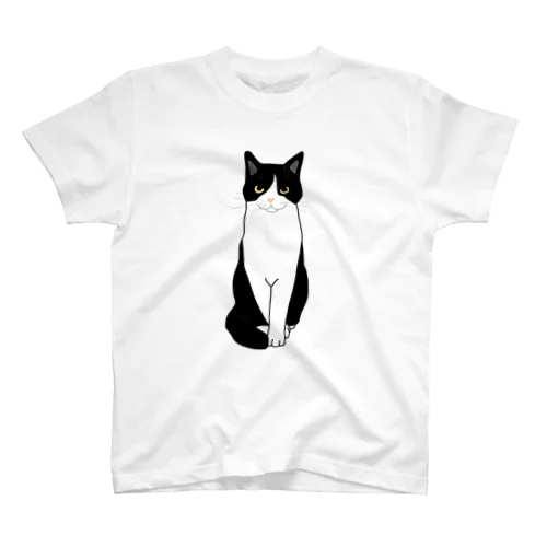 お利口さんのハチワレちゃん Regular Fit T-Shirt