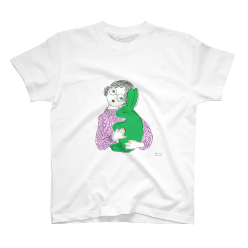 緑のうさぎ Regular Fit T-Shirt