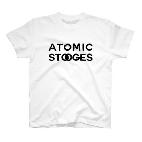 Atomic stooges LOGO black print スタンダードTシャツ