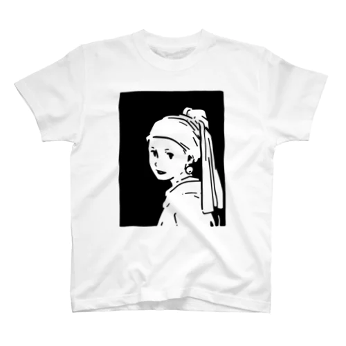 真珠の耳飾りの少女 Regular Fit T-Shirt