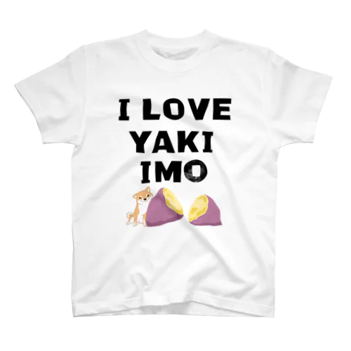 I LOVE YAKIIMO（赤柴） Regular Fit T-Shirt