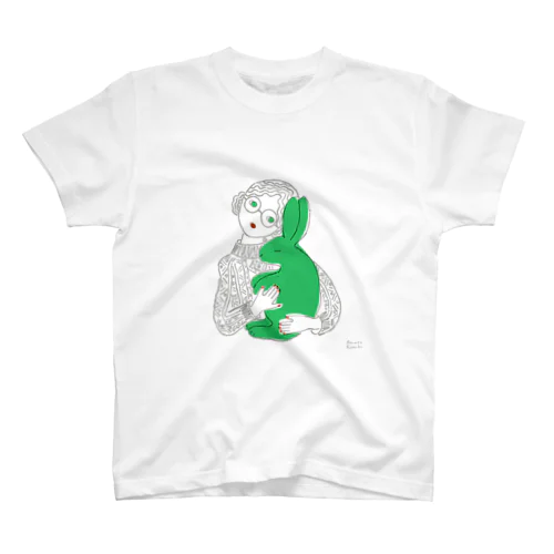 緑のうさぎ Regular Fit T-Shirt