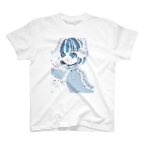 デジタル水色 スタンダードTシャツ