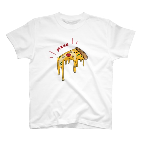 pizzaにまざりいぬ Regular Fit T-Shirt