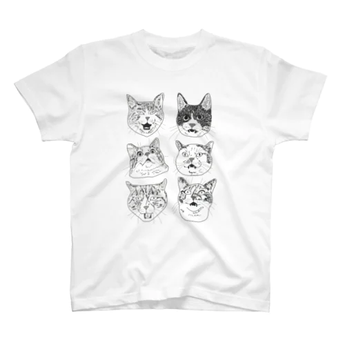 フレーメンの猫たち スタンダードTシャツ