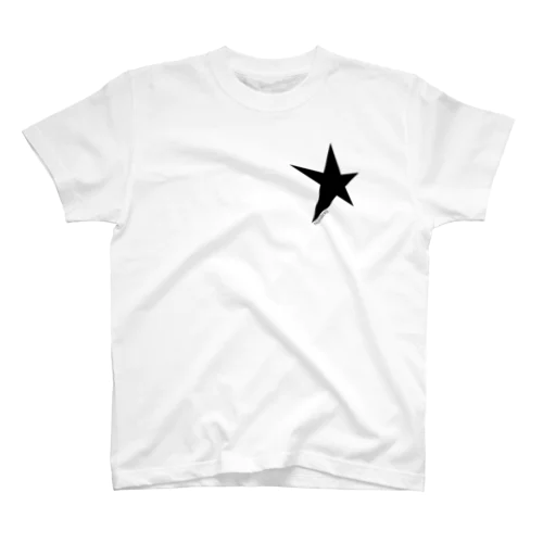 星柄ワンポイント Regular Fit T-Shirt