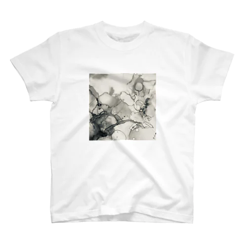 泡沫-mono  square- Regular Fit T-Shirt