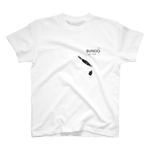 分銅落とし 100g  黒色  背景なし Regular Fit T-Shirt