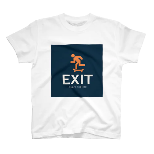 skate exit スタンダードTシャツ