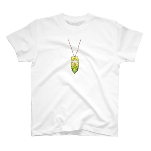 森のペンダント(緑） Regular Fit T-Shirt