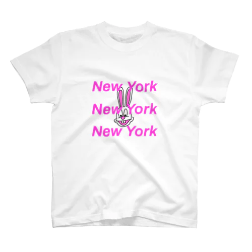 New York rabbit  スタンダードTシャツ