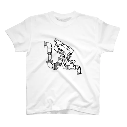 水道管Ⅰmono スタンダードTシャツ