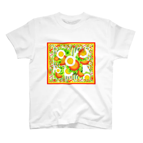 🍞🍳🍊サラダプレート🥗🍅🌽🥑🍳 スタンダードTシャツ