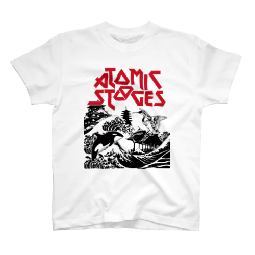 Atomic stooges JAPAN wear WHITE Regular Fit T-Shirt