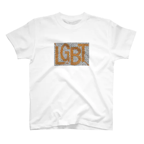 迷路でLGBT（橙色） スタンダードTシャツ