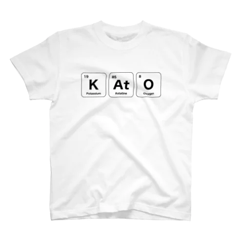 元素記号でKato（加藤） Regular Fit T-Shirt