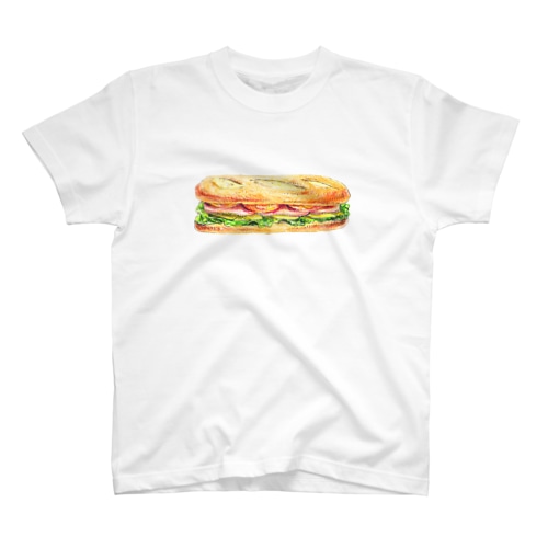 ハムとチーズのサンドイッチ Regular Fit T-Shirt