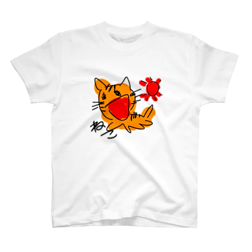 ねこ スタンダードTシャツ