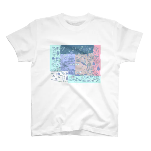 森の仲間たち　パステル系 Regular Fit T-Shirt
