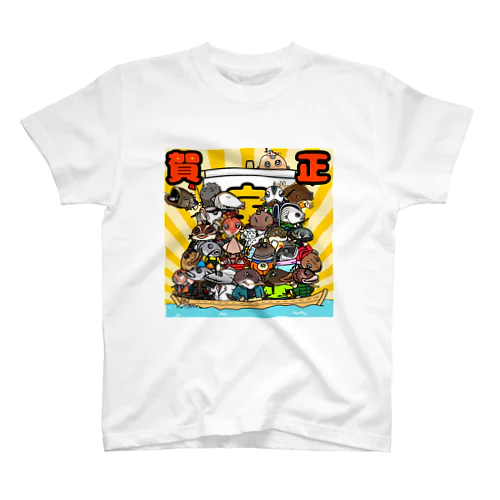 Jッツリマンシリーズ　賀正 Regular Fit T-Shirt