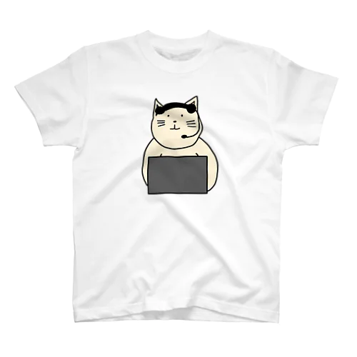 コールセンターねこ Regular Fit T-Shirt