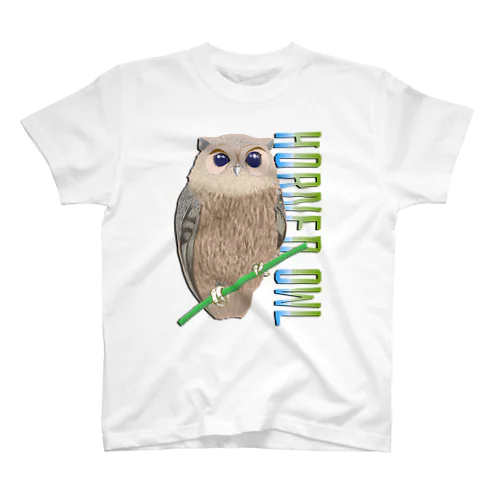 HORNED OWL (ミミズク) Regular Fit T-Shirt