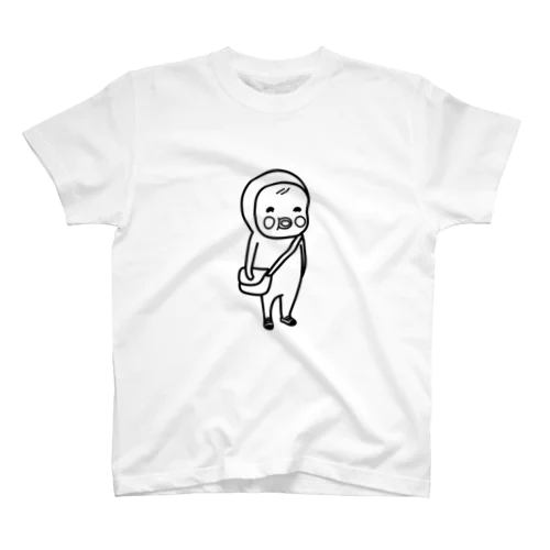 めめたん　ズック（黒フチ） スタンダードTシャツ