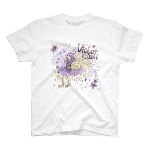 スミレの女の子 Regular Fit T-Shirt