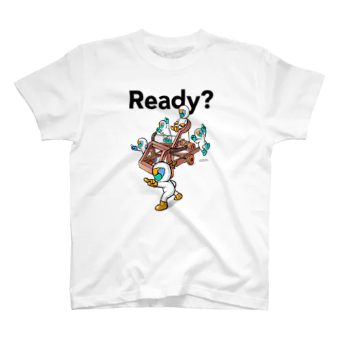 【NEM】 Ready? Regular Fit T-Shirt