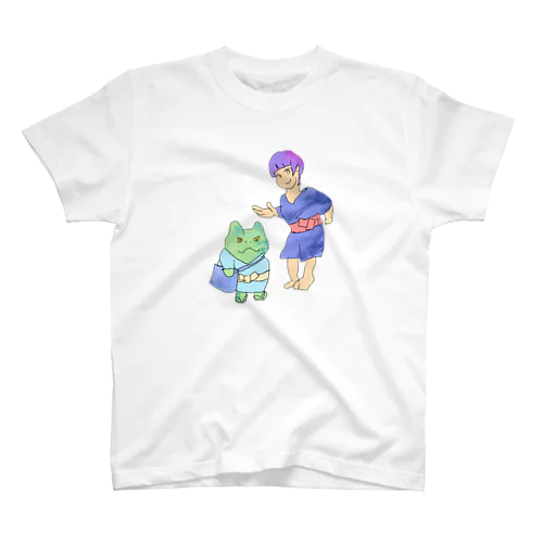 俺の相棒かえる A few minutes スタンダードTシャツ